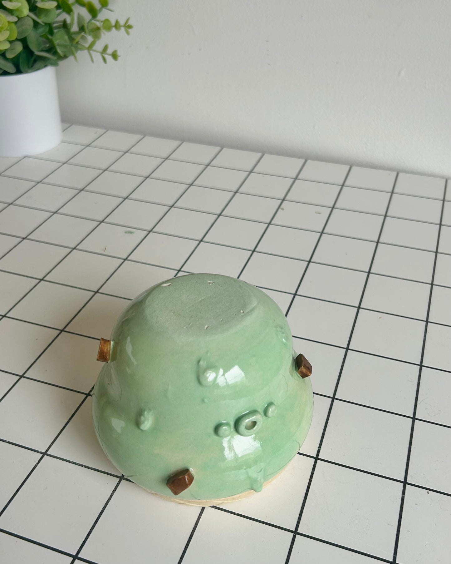 ice cream cup + coaster