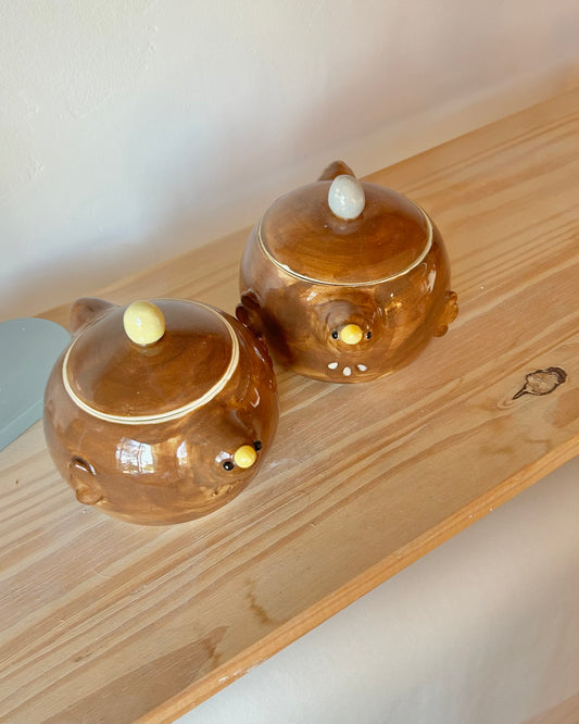 chicken yarn jar (imperfect)