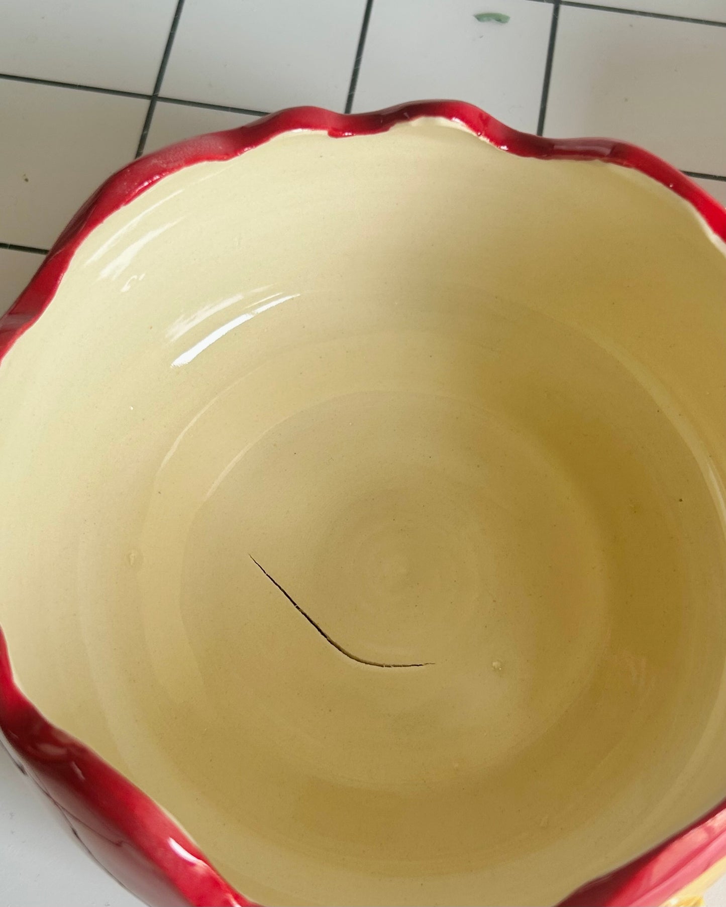fire demon yarn bowls (imperfect)