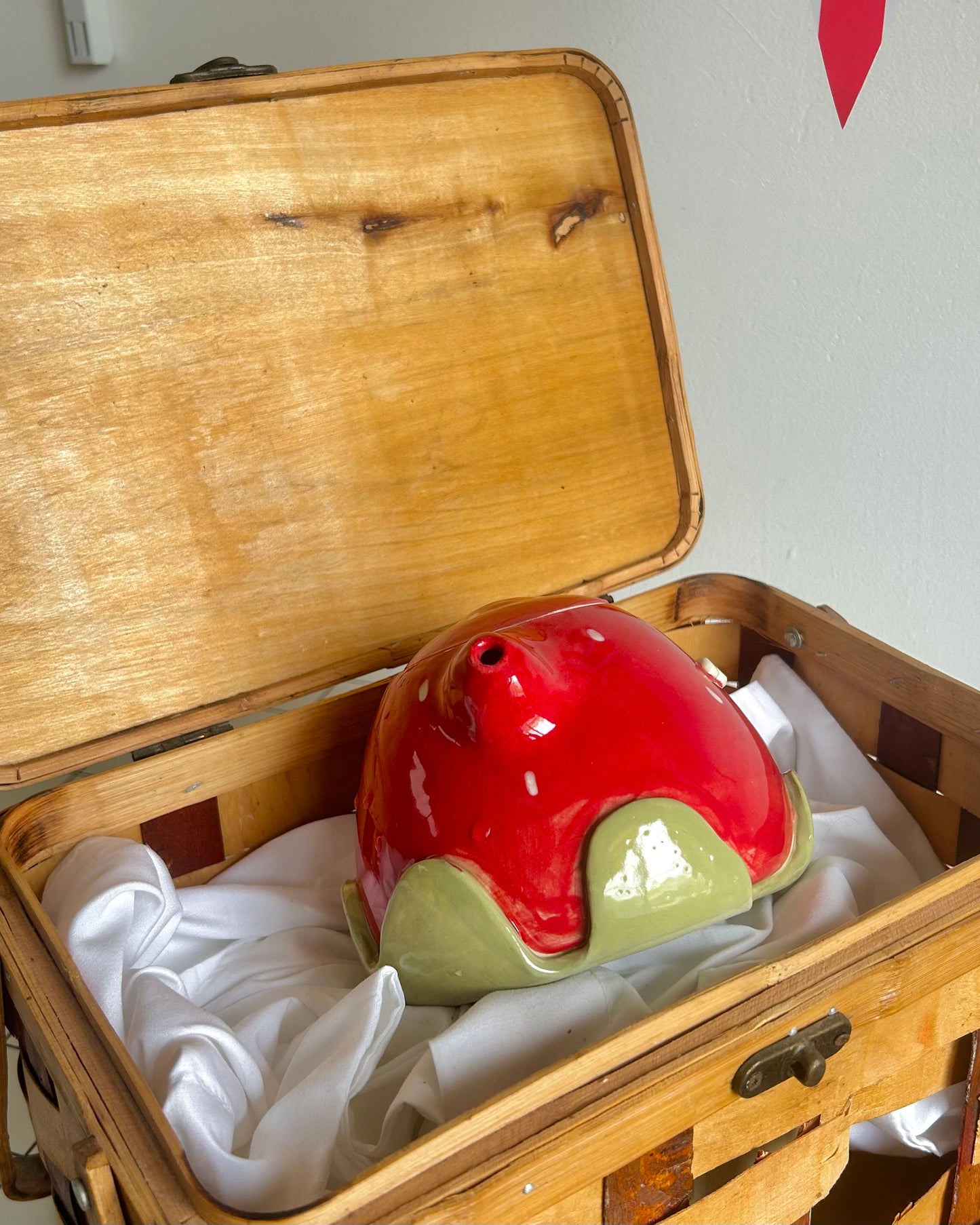 strawberry teapot