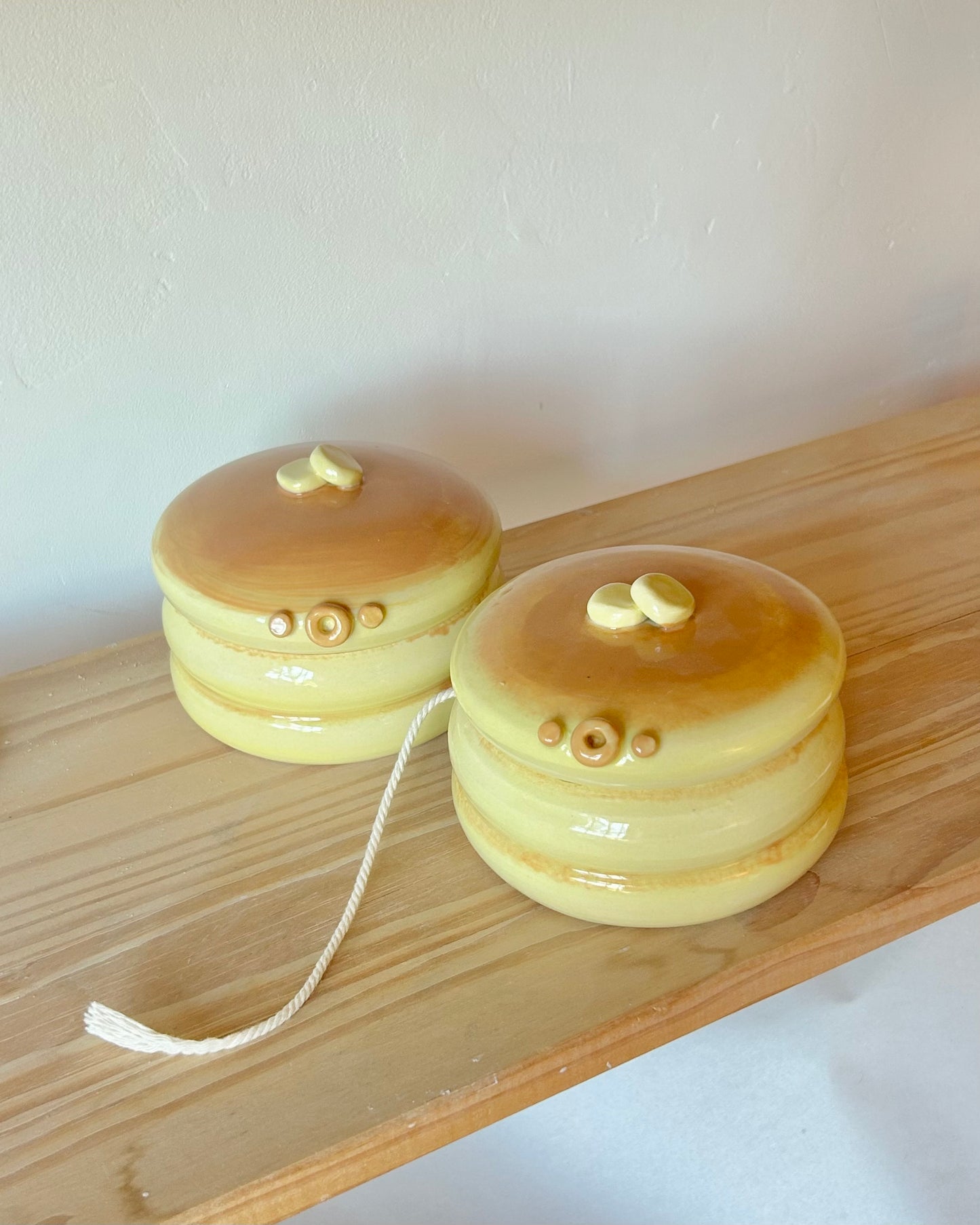 stack o’ pancakes yarn jar