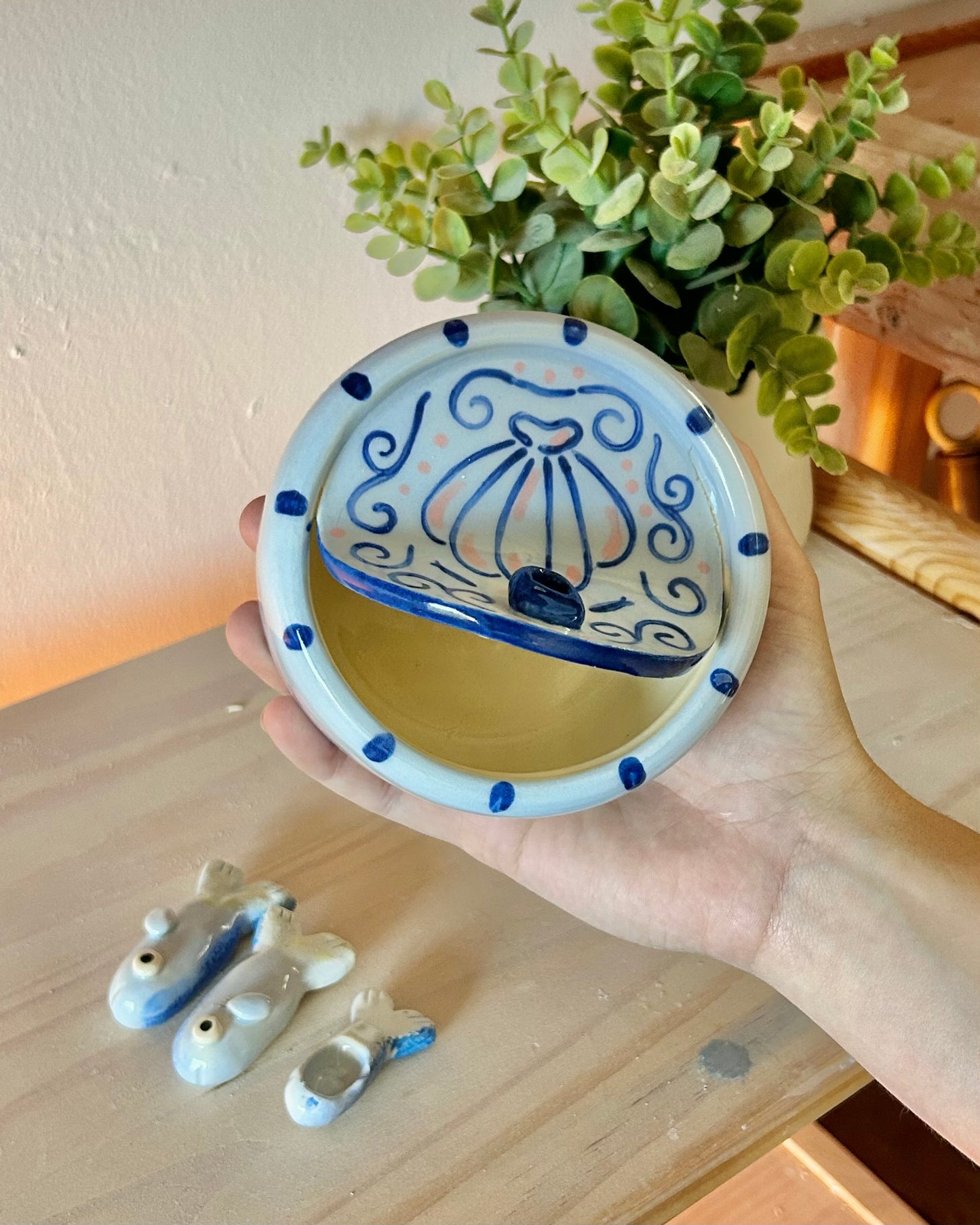 shell sardine tin + teaspoons