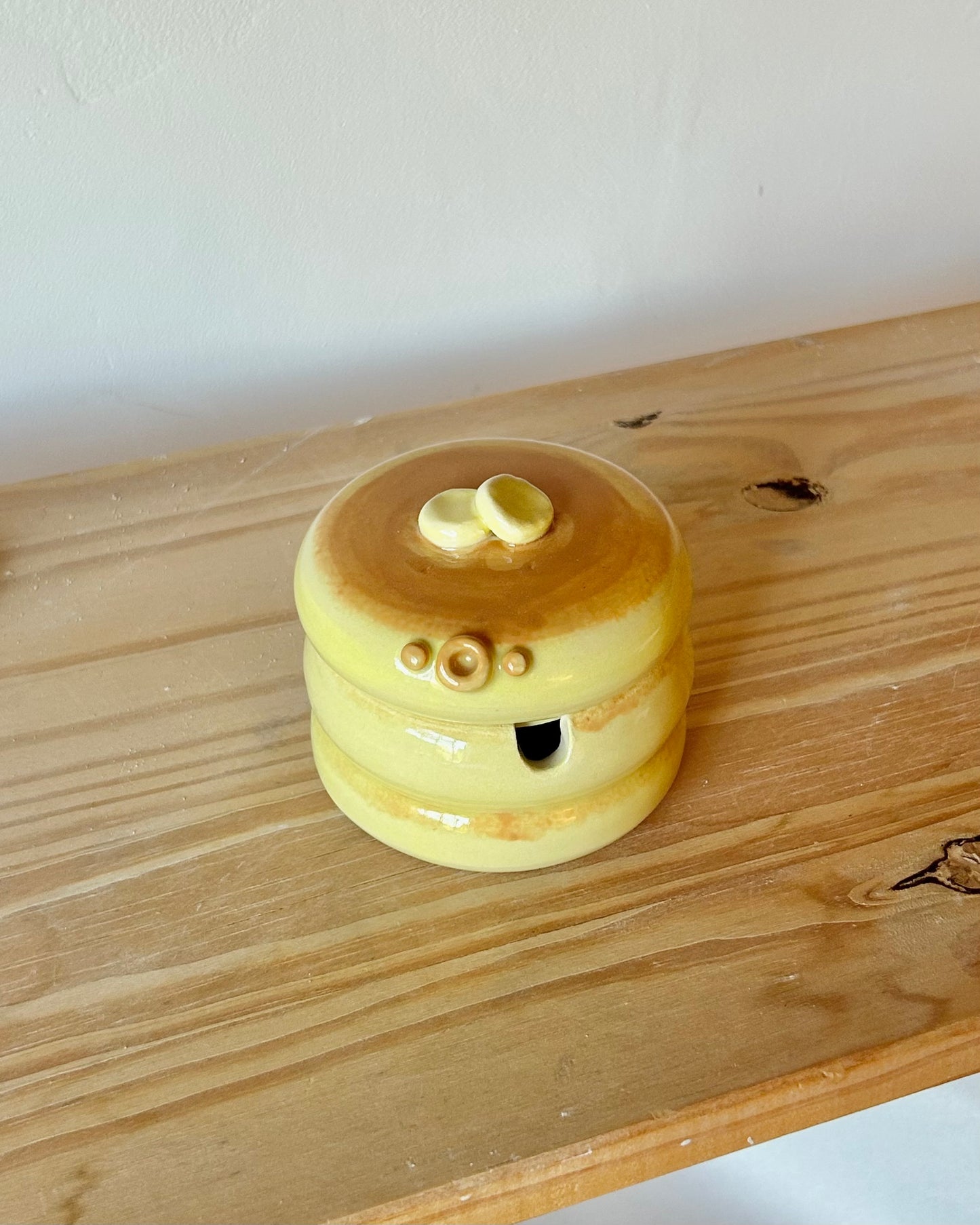 stack o’ pancakes yarn jar