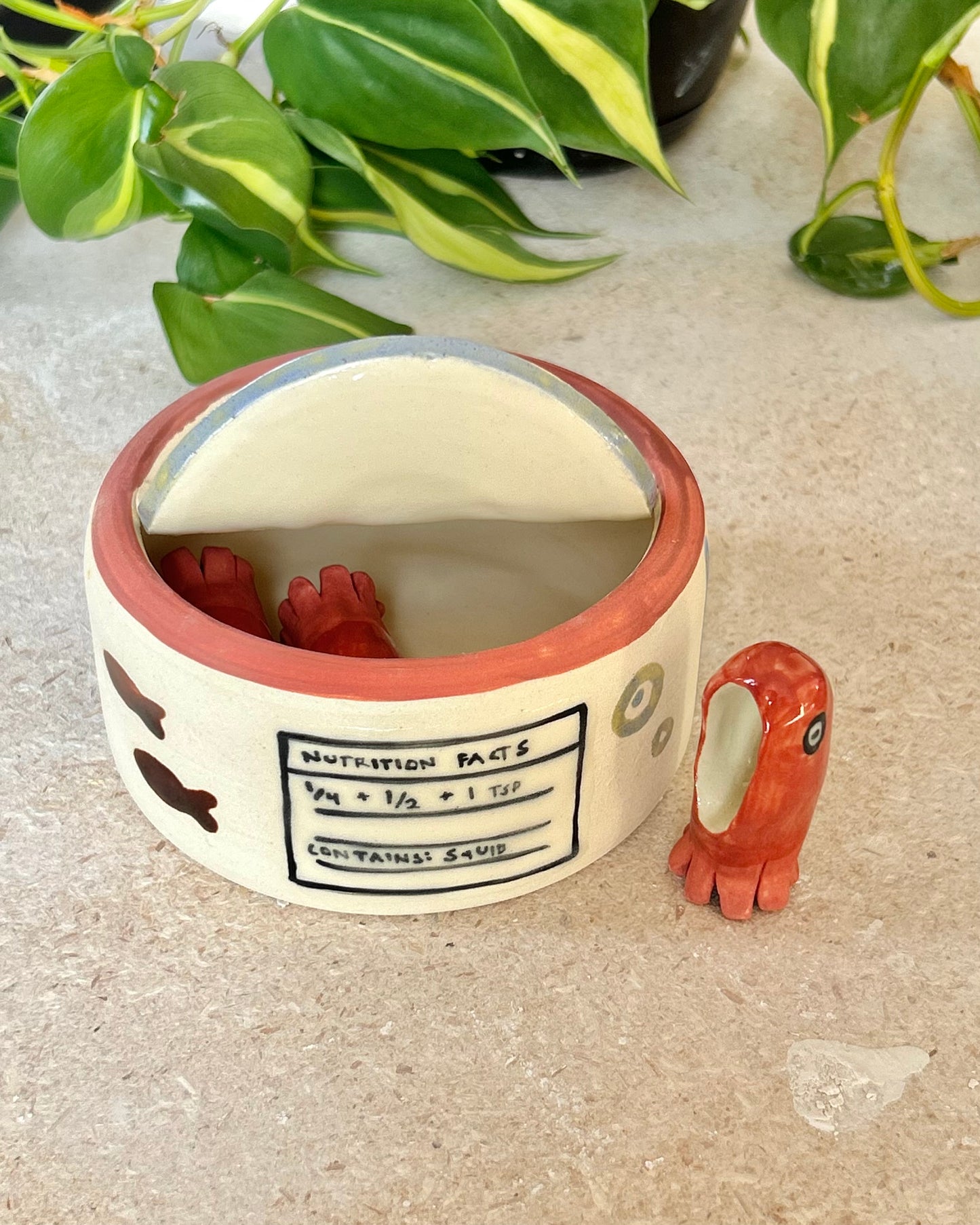 squid tin + teaspoons