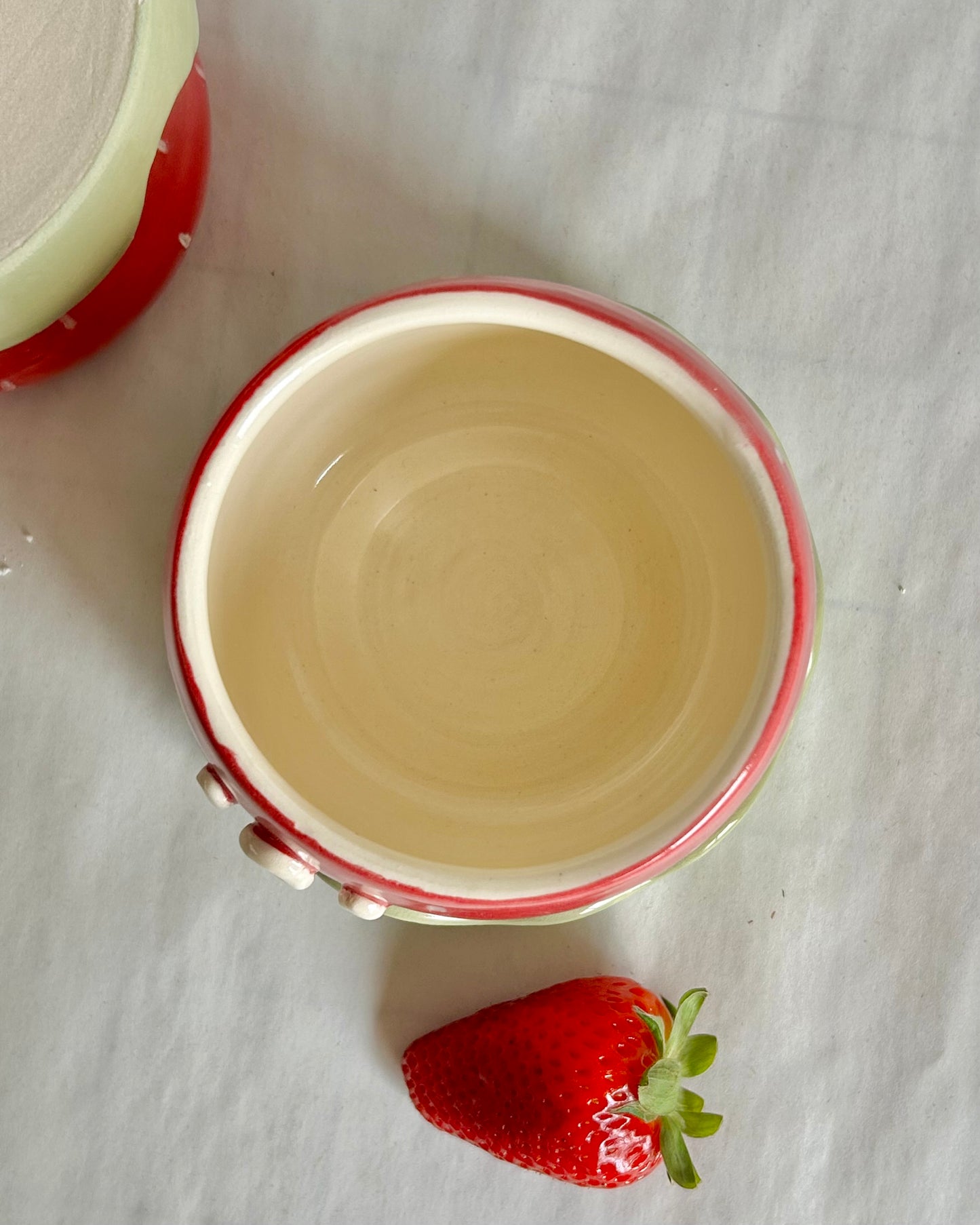strawberry mug and coaster set
