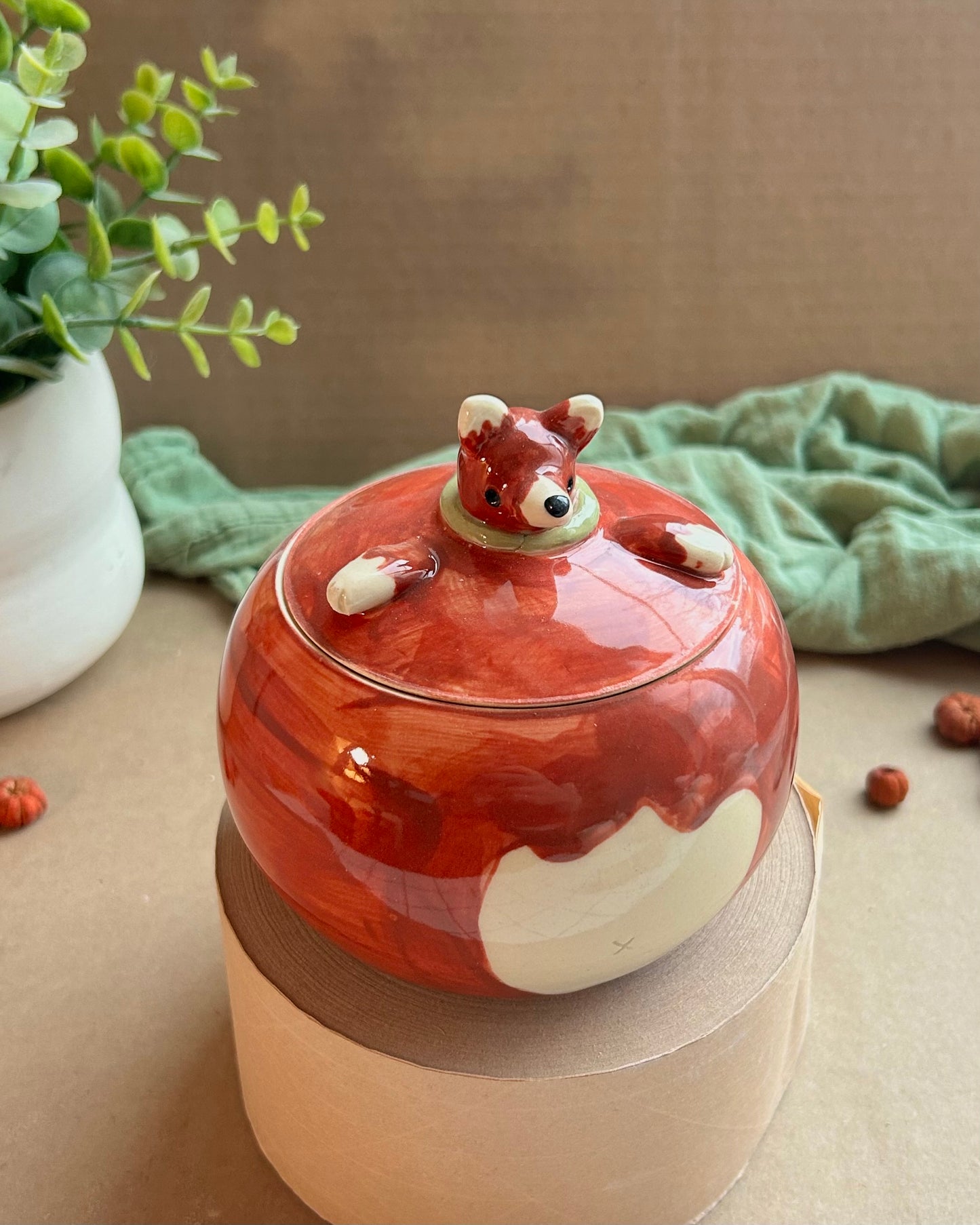 dogs in costume jars