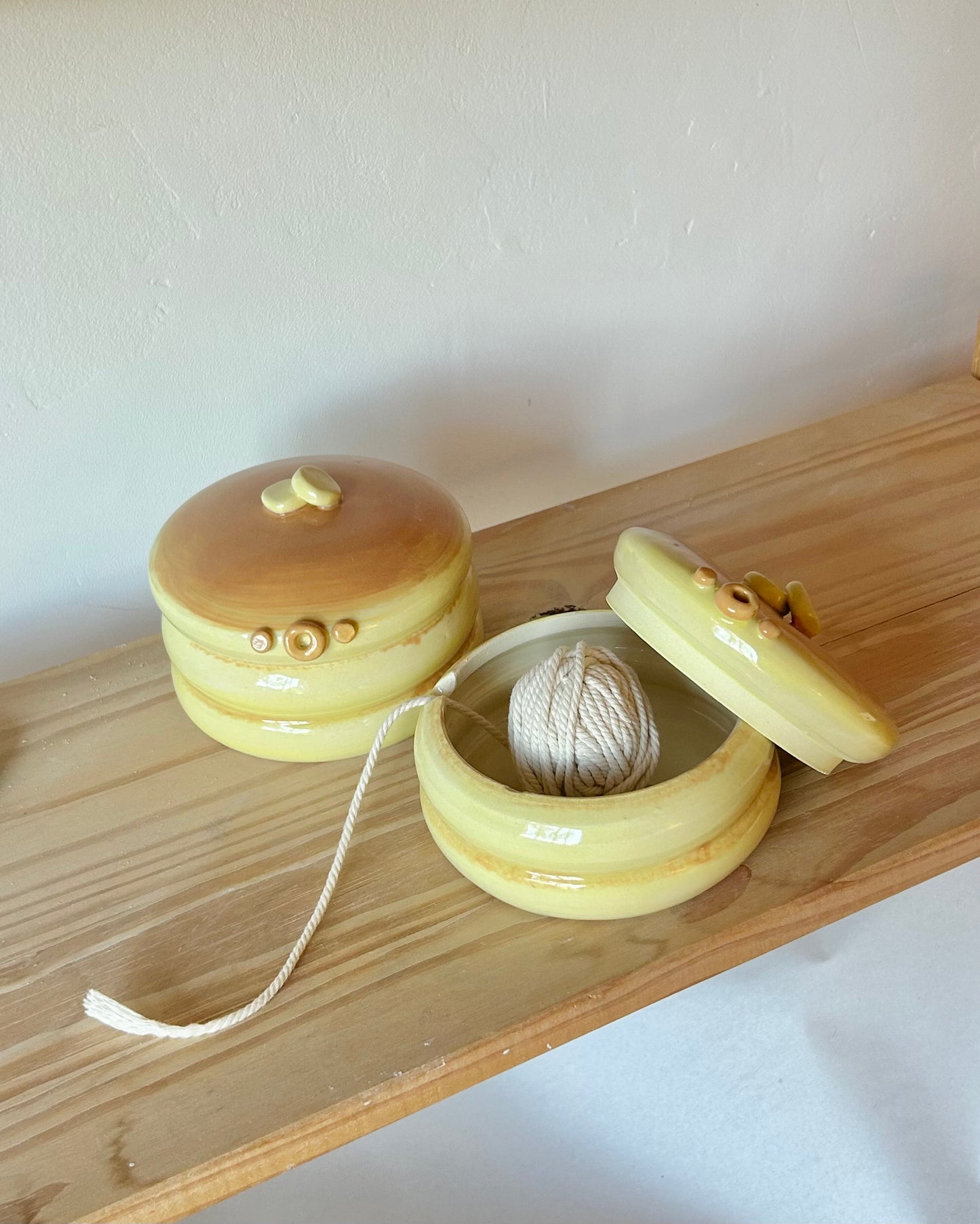 stack o’ pancakes yarn jar