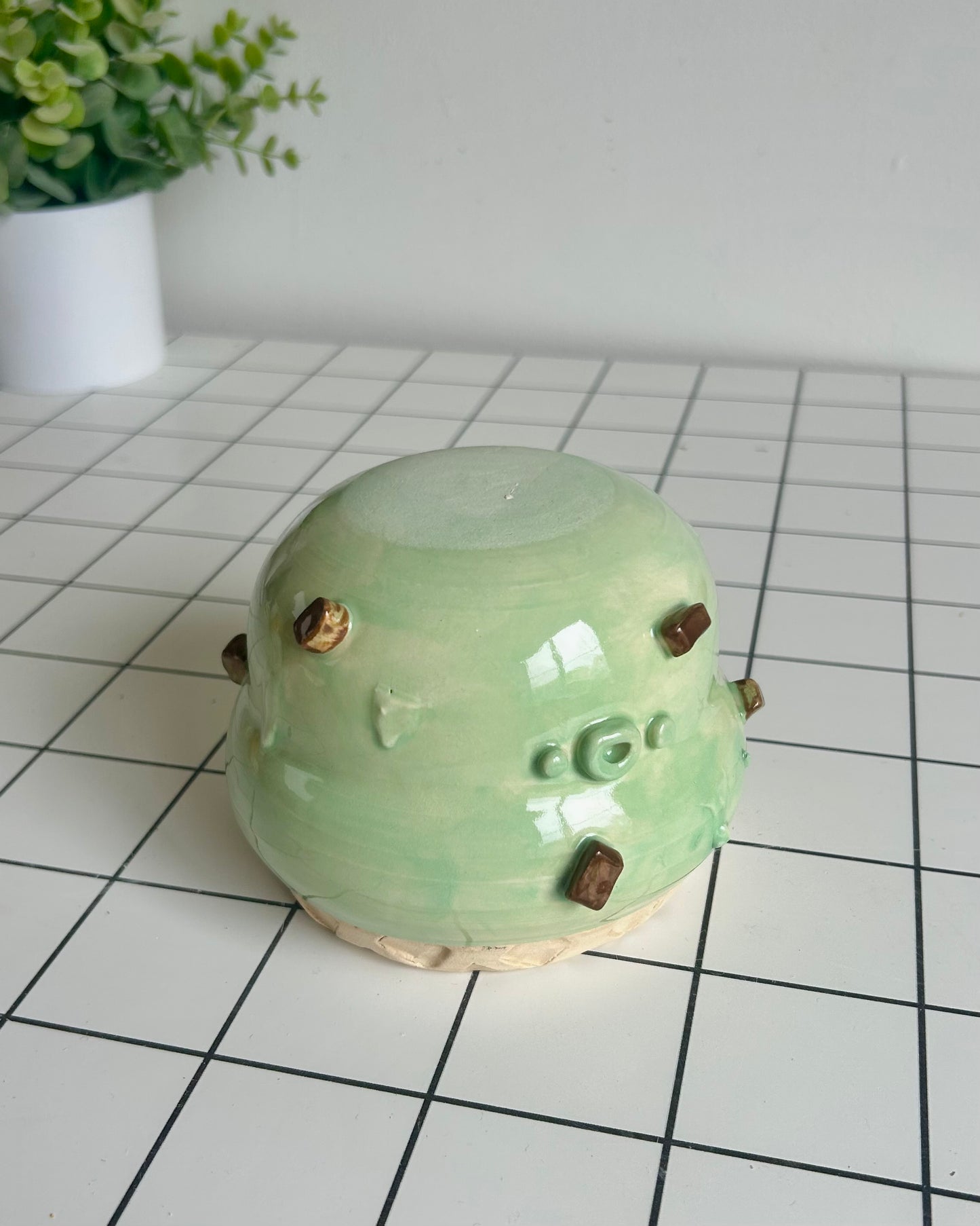 ice cream cup + coaster