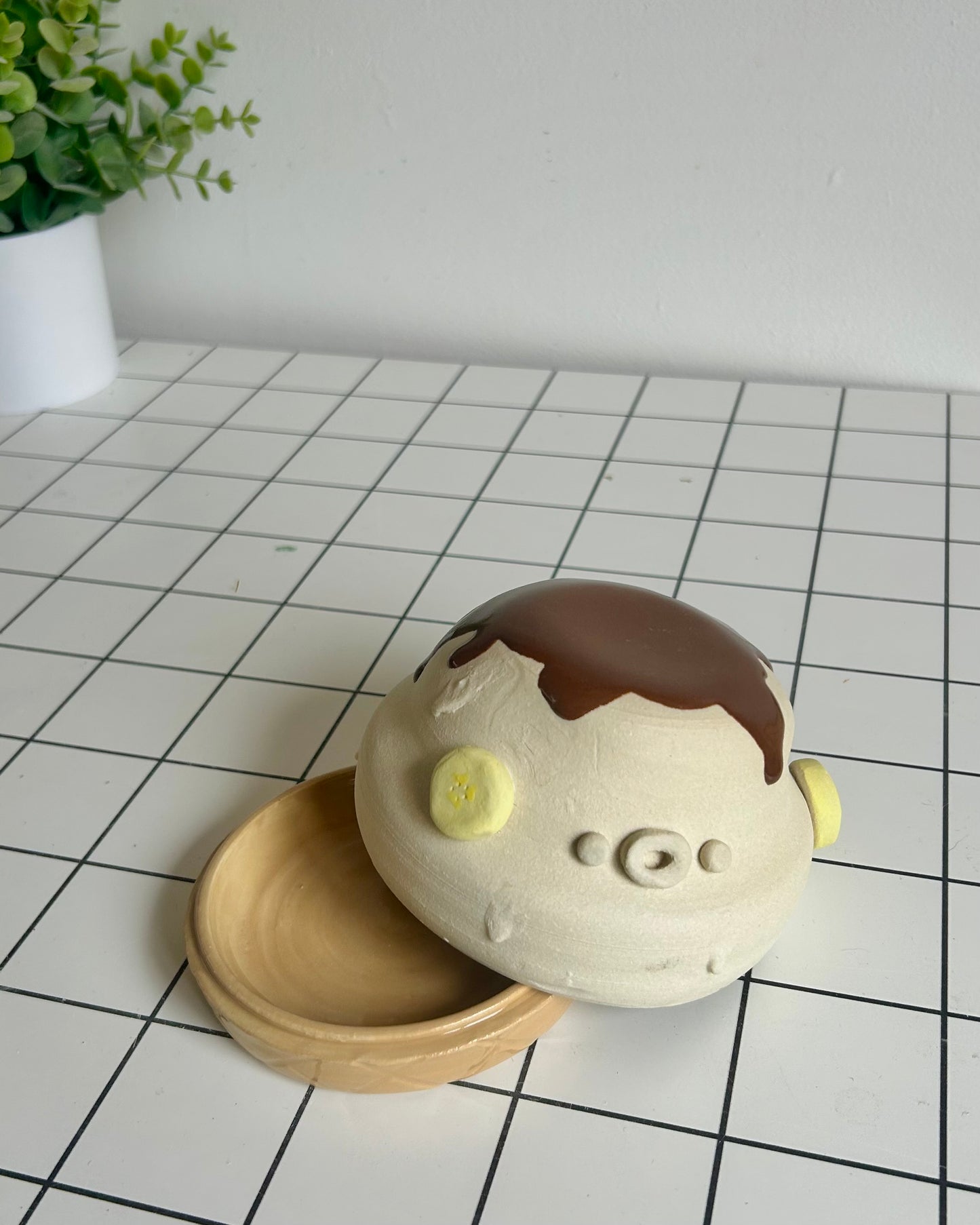 ice cream cup + coaster