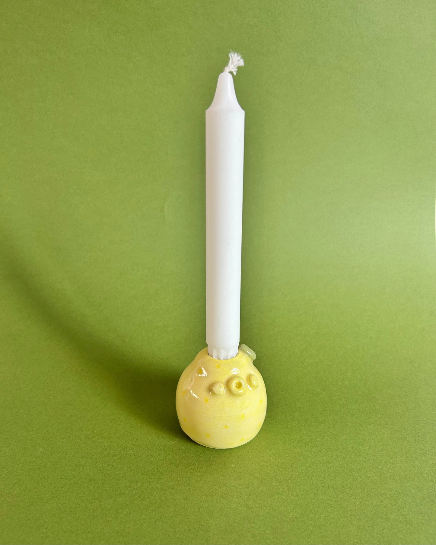 lemon candle holder