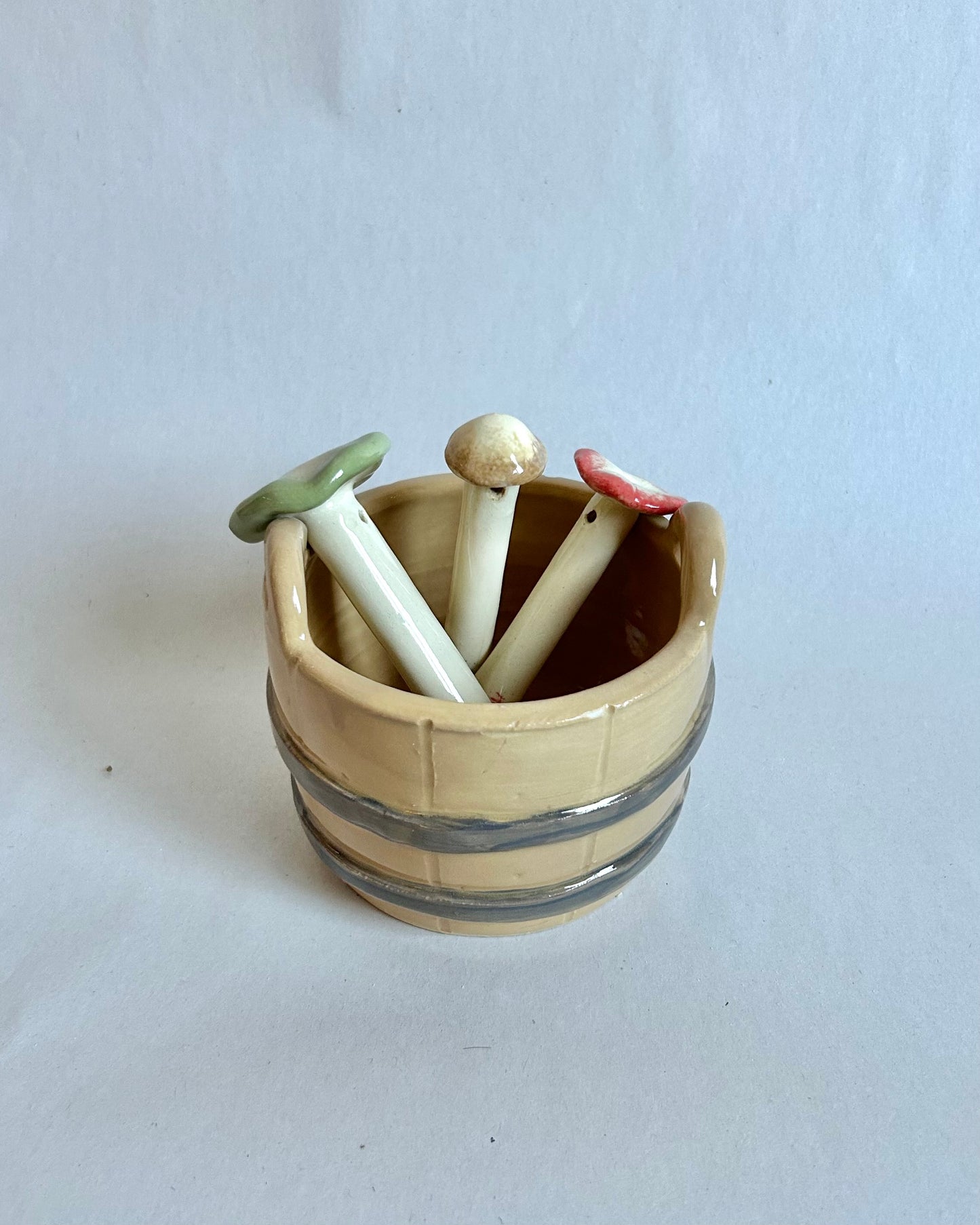 autumn mushroom spoon set