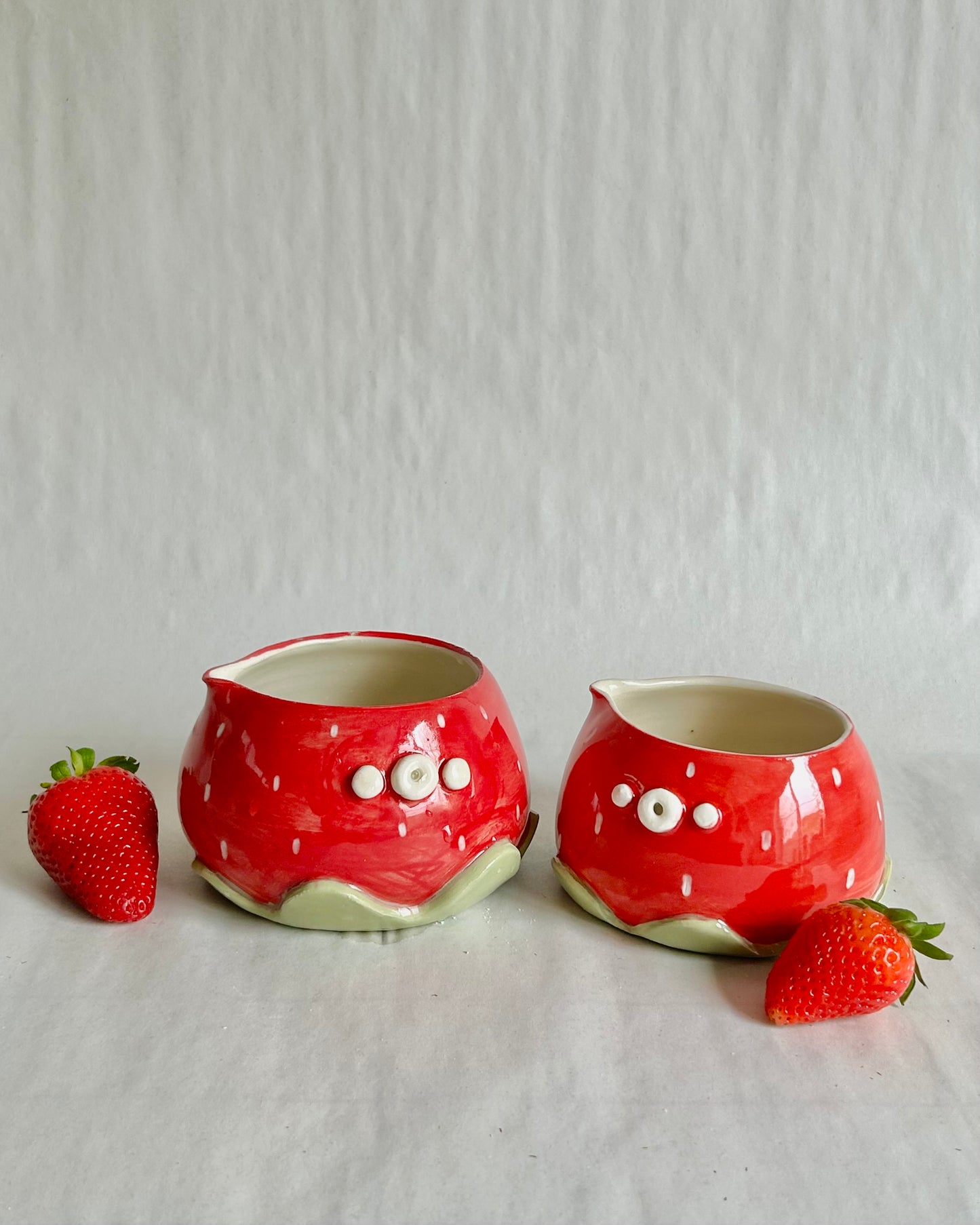 strawberry matcha bowl