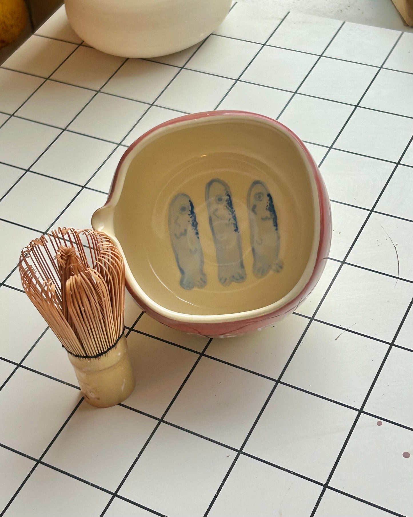 sardine tin matcha bowl