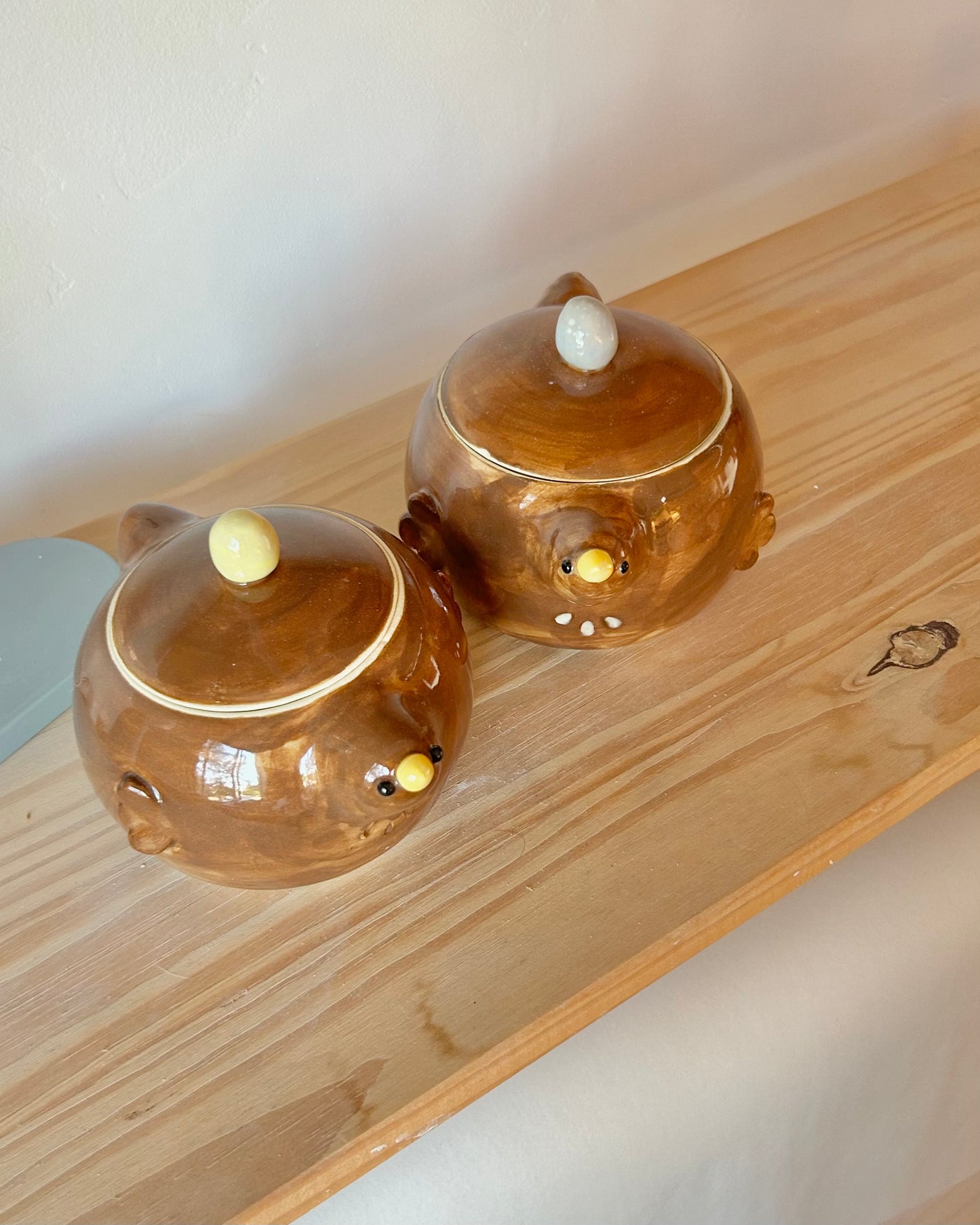 chicken yarn jar (imperfect)