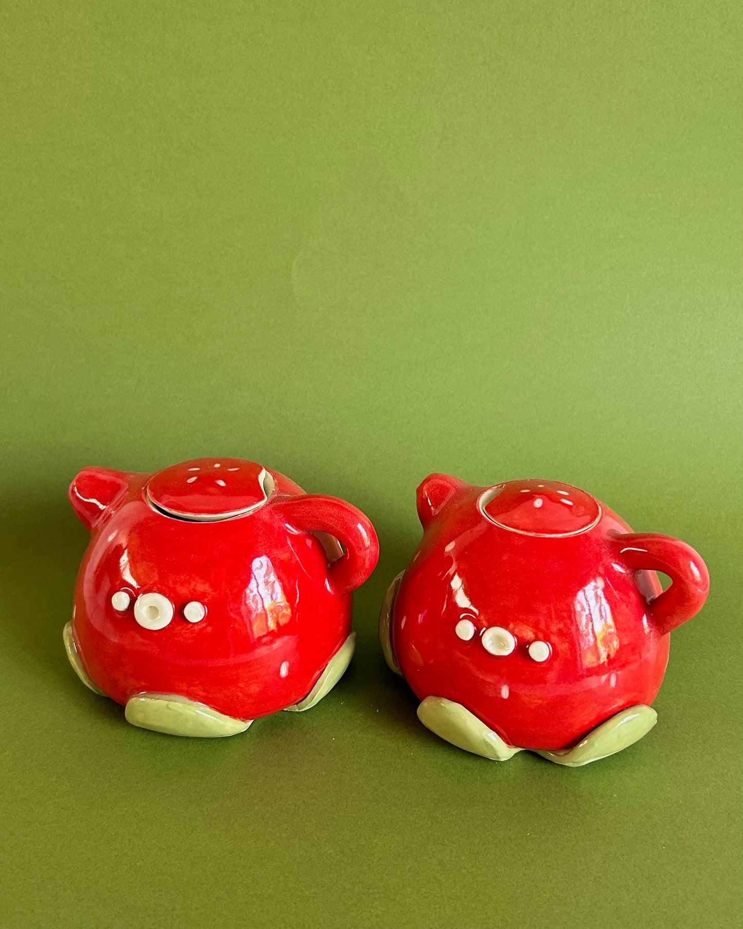 strawberry teapot