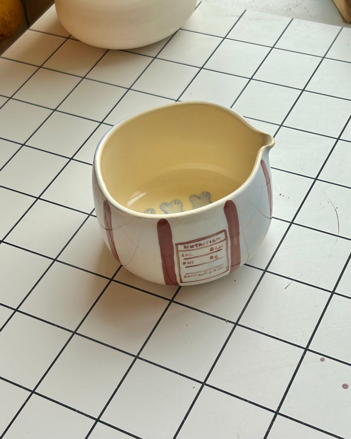 sardine tin matcha bowl