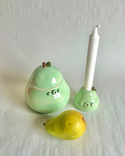 pear yarn jar