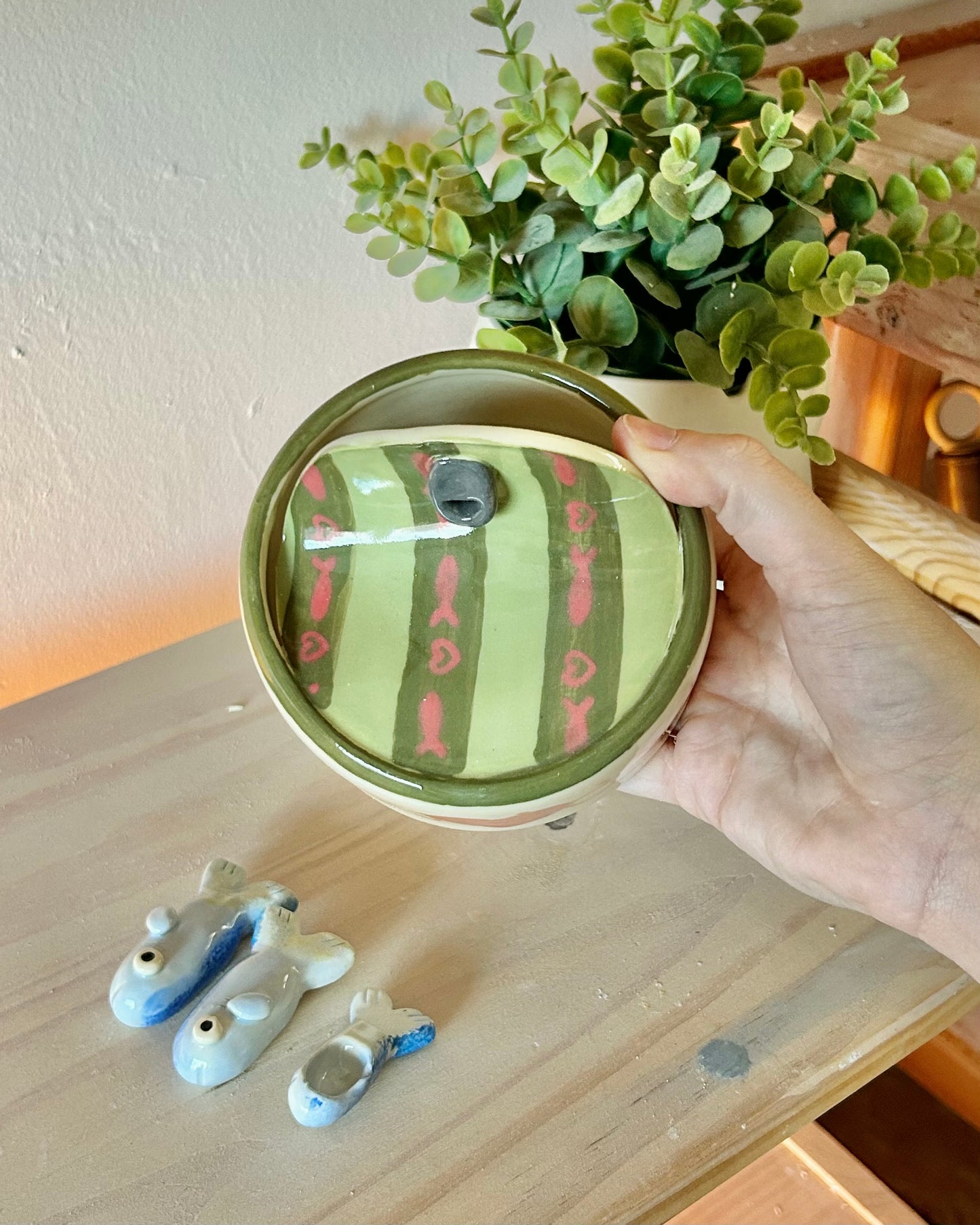 heart sardine tin + teaspoons