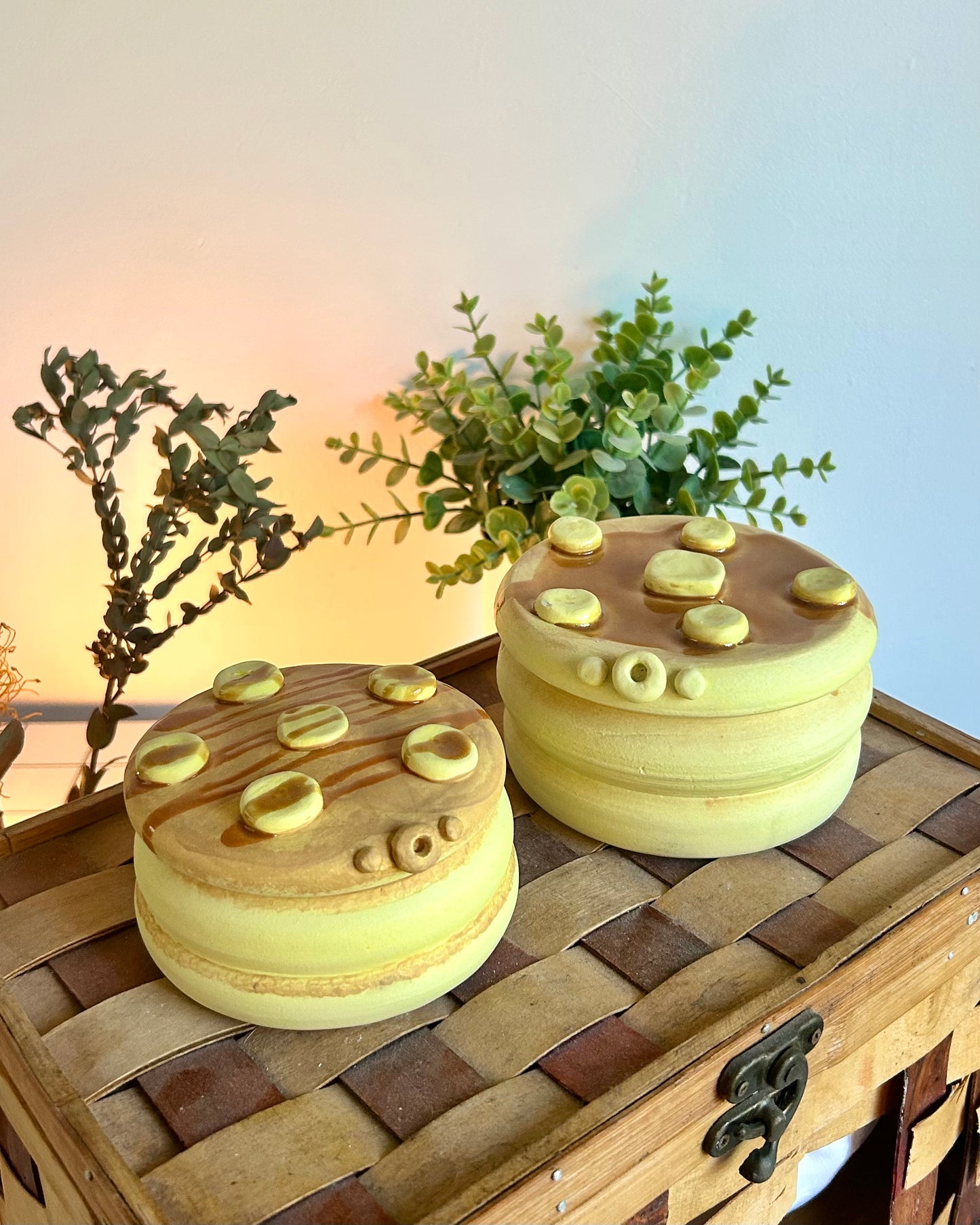 stack o’ pancakes yarn jar