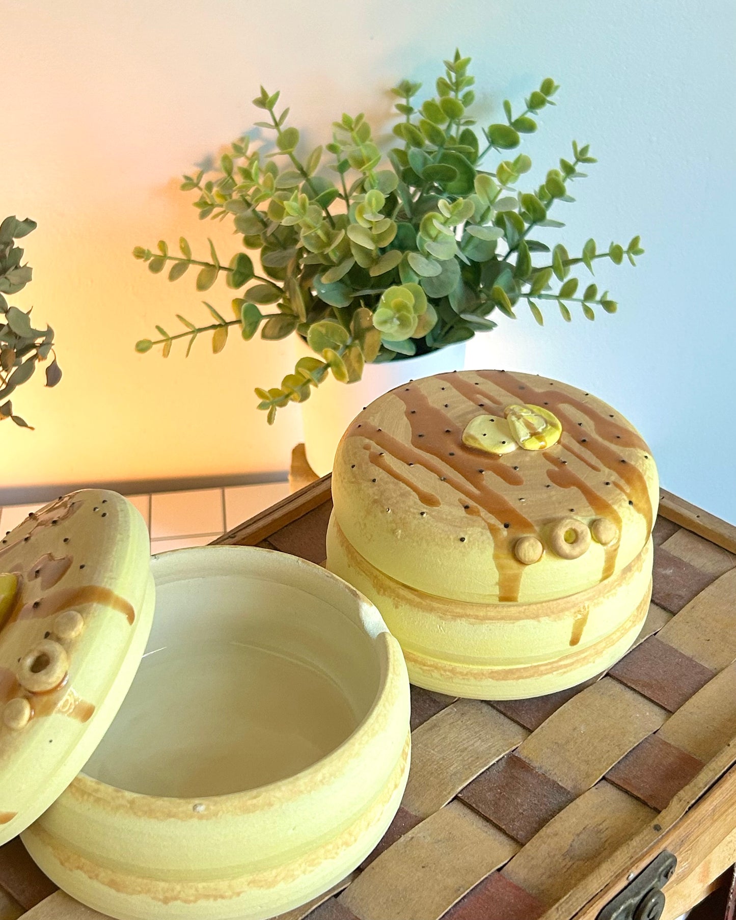 stack o’ pancakes yarn jar