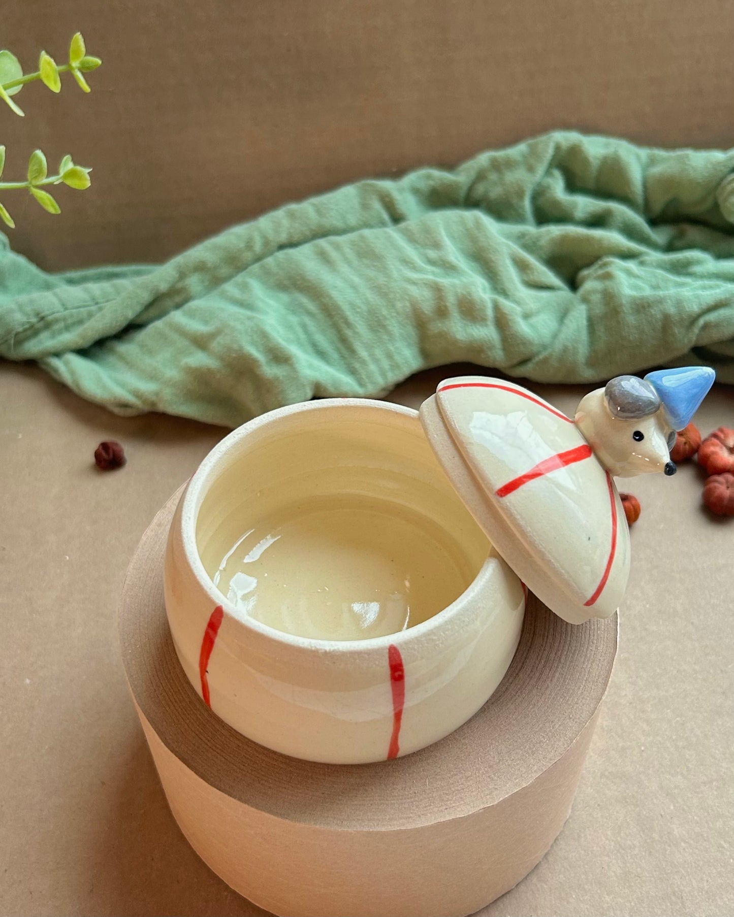 dogs in costume jars