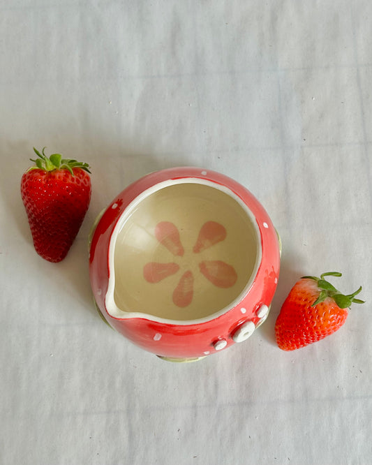 strawberry matcha bowl