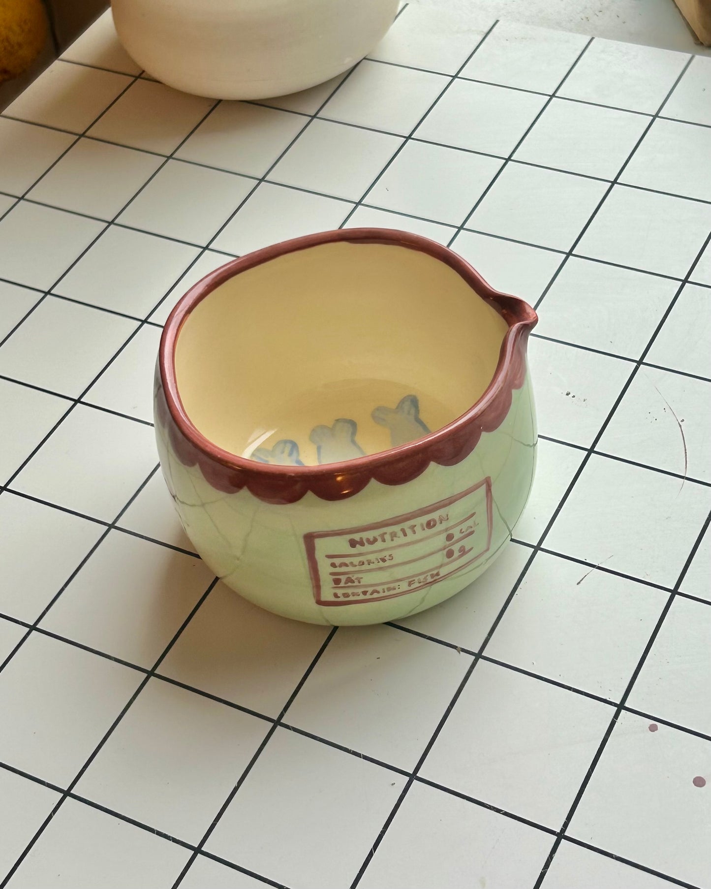 sardine tin matcha bowl
