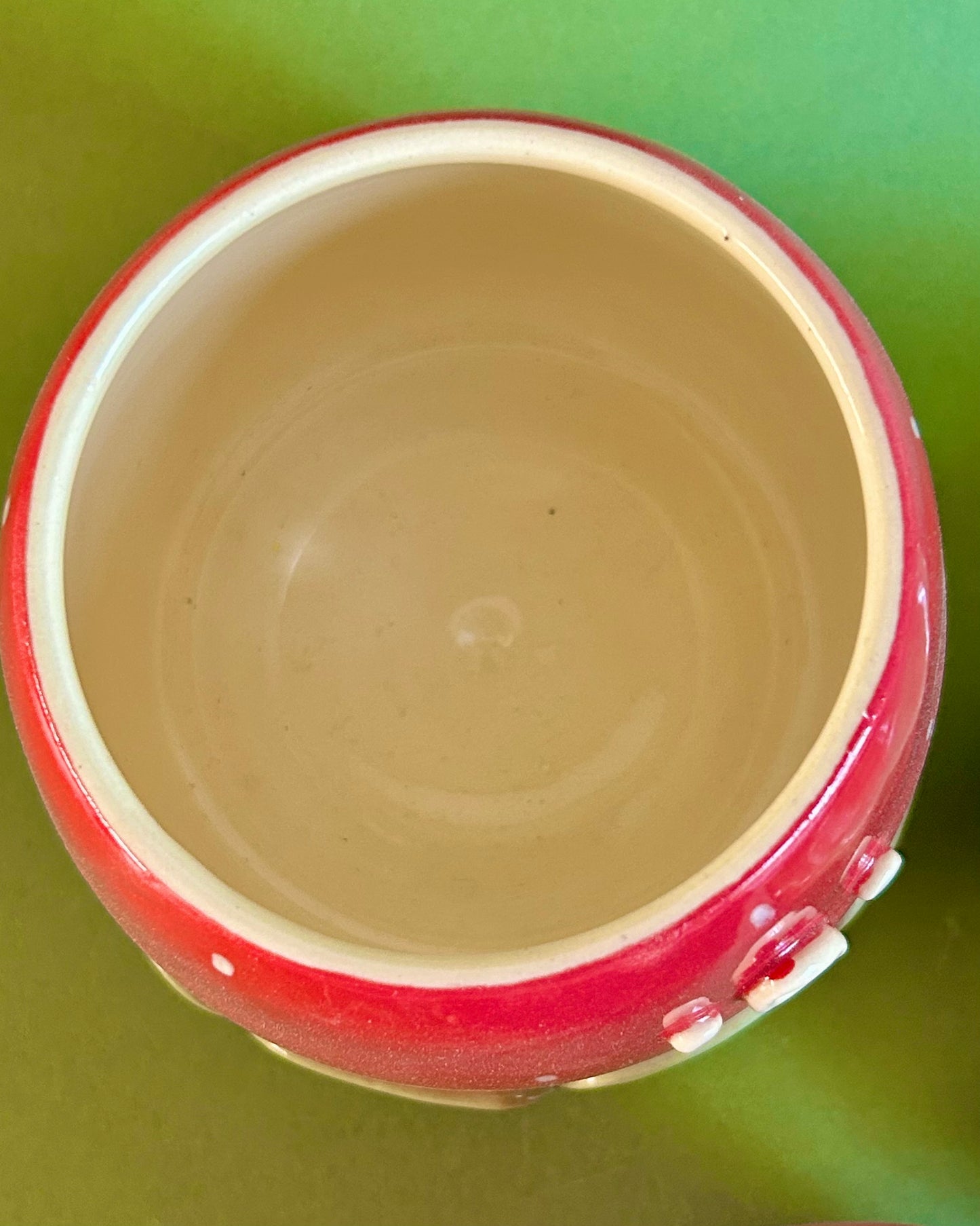 strawberry mug and coaster set (imperfect)
