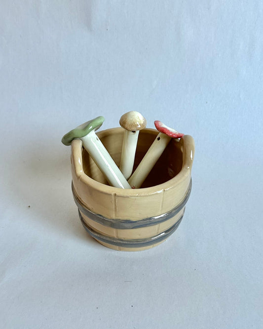 autumn mushroom spoon set